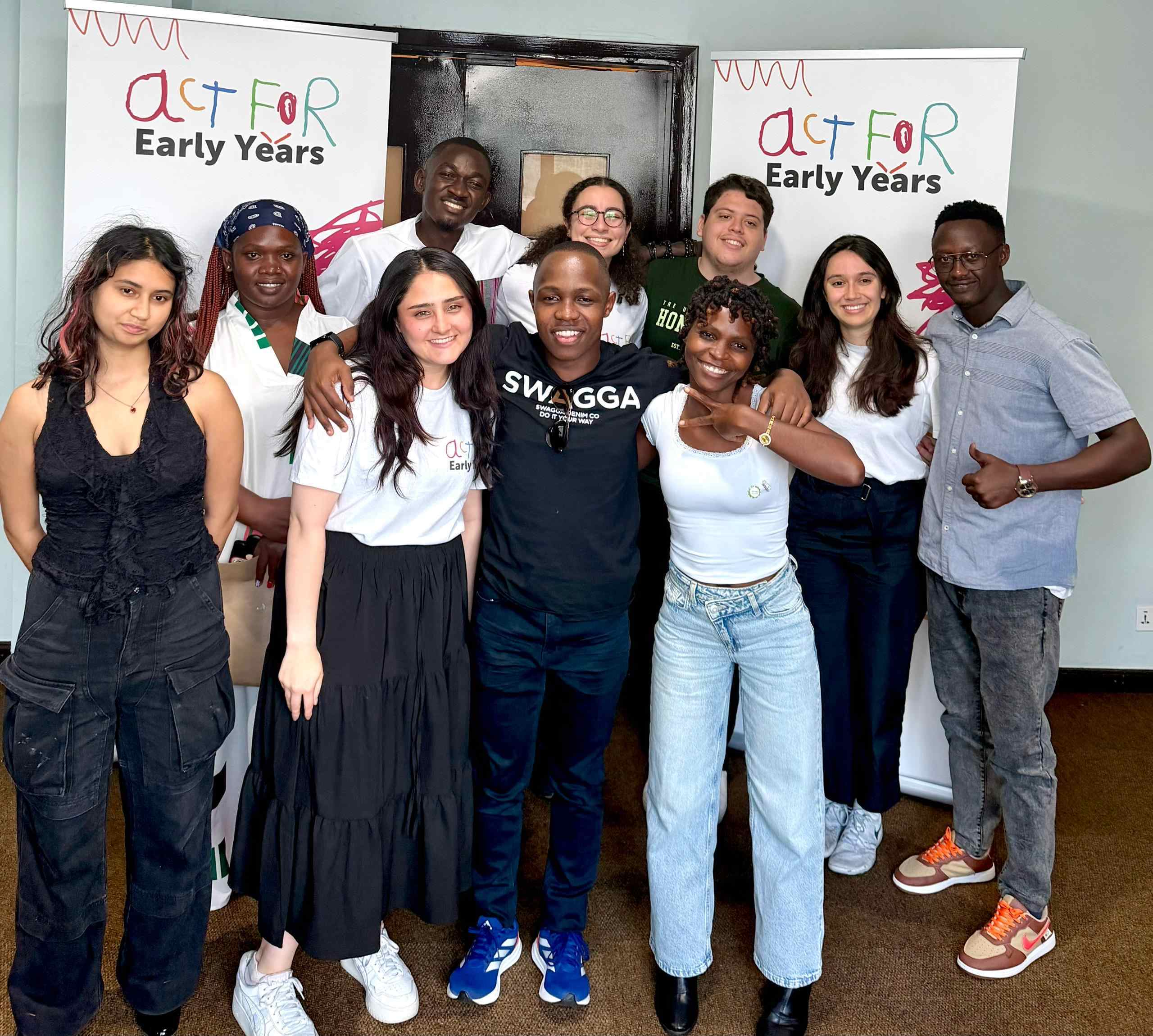 Theirworld Global Youth Ambassadors receiving training in Dar es Salaam, Tanzania to support them lead consultations in their communities.